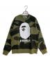 A BATHING APE（ア ベイシング エイプ）の古着「1ST CAMO CREWNECK SWEATSHIRT」｜オリーブ