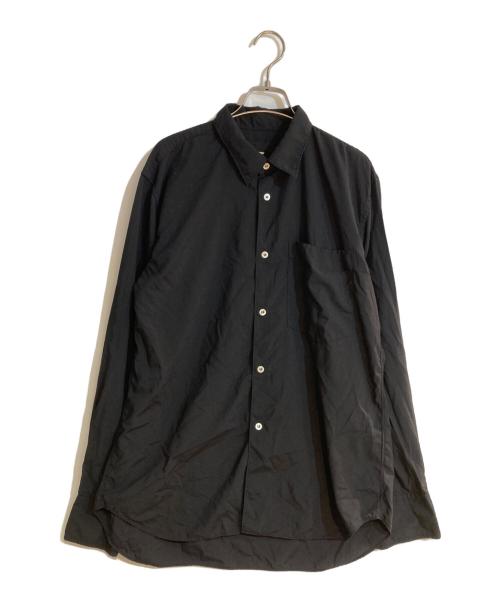 COMME des GARCONS HOMME DEUX（コムデギャルソン オム ドゥ）COMME des GARCONS HOMME DEUX (コムデギャルソン オム ドゥ) エステル製品染めシャツ ブラック サイズ:Mの古着・服飾アイテム