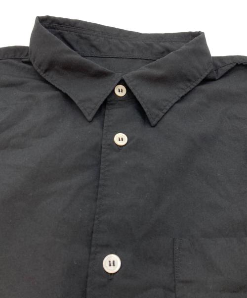 COMME des GARCONS HOMME DEUX（コムデギャルソン オム ドゥ）COMME des GARCONS HOMME DEUX (コムデギャルソン オム ドゥ) エステル製品染めシャツ ブラック サイズ:Mの古着・服飾アイテム