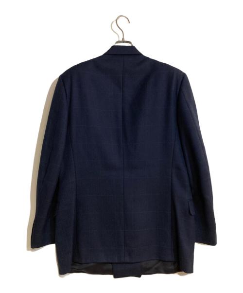 CELINE（セリーヌ）CELINE (セリーヌ) ヘリンボーンテーラードジャケット ネイビー サイズ:50 6 Rの古着・服飾アイテム