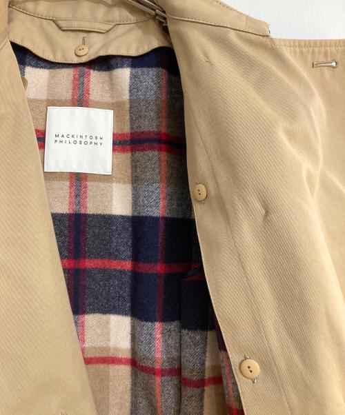 MACKINTOSH PHILOSOPHY（マッキントッシュ フィロソフィー）MACKINTOSH PHILOSOPHY (マッキントッシュ フィロソフィー) ライナー付トレンチコート ブラウン サイズ:38の古着・服飾アイテム