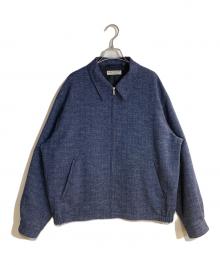 BEAUTY&YOUTH（ビューティーアンドユース）の古着「ツイードショートブルゾン」｜ブルー