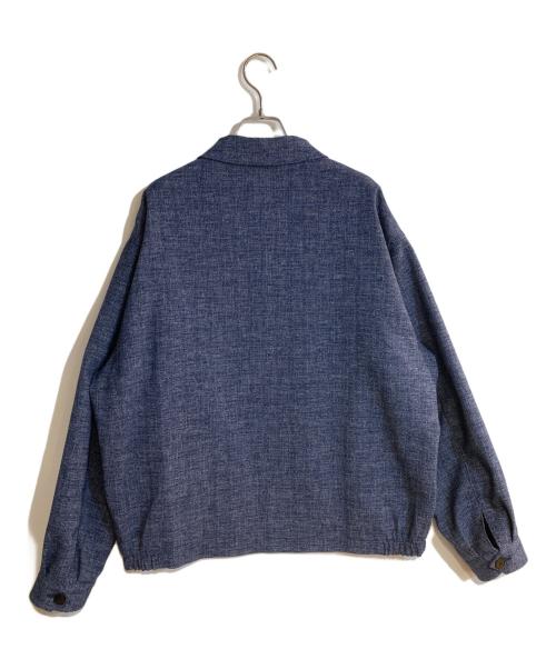 BEAUTY&YOUTH（ビューティーアンドユース）BEAUTY&YOUTH (ビューティーアンドユース) ツイードショートブルゾン ブルー サイズ:XLの古着・服飾アイテム