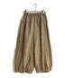 石見銀山 群言堂（イワミギンザングンゲンドウ）の古着「リネンバルンーンパンツ 林檎」｜ベージュ ( しらちゃ )