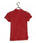 POLO RALPH LAUREN (ポロ・ラルフローレン) ガーメントダイケーブルニットポロシャツ レッド サイズ:XS：10000円