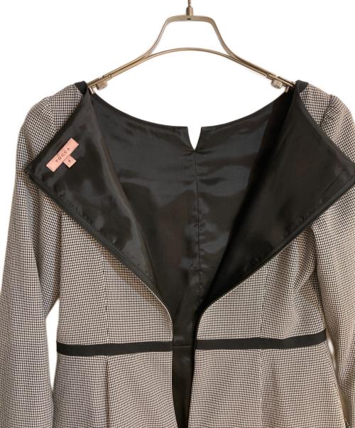TOCCA（トッカ）TOCCA (トッカ) 【洗える！】NUMBER ドレス グレー サイズ:4の古着・服飾アイテム