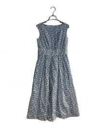 TOCCA（トッカ）の古着「【LIBERTY社オリジナル素材】【洗える！】FLORAL STORY ドレス」｜ブルー