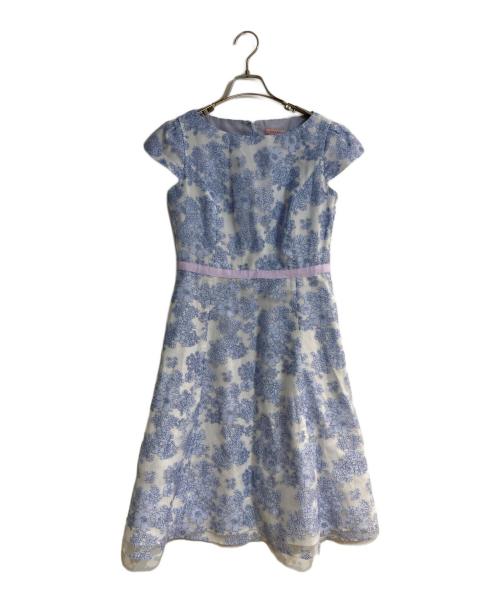 TOCCA（トッカ）TOCCA (トッカ) 【洗える！】PRIMURA GARDEN DRESS ドレス ブルー サイズ:4の古着・服飾アイテム