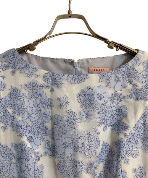 TOCCA（トッカ）TOCCA (トッカ) 【洗える！】PRIMURA GARDEN DRESS ドレス ブルー サイズ:4の古着・服飾アイテム