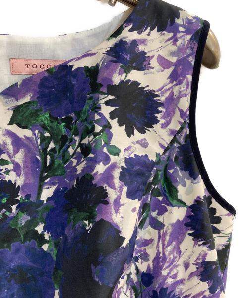 TOCCA（トッカ）TOCCA (トッカ) 【洗える！】LOVE GARDEN ドレス パープル サイズ:4の古着・服飾アイテム