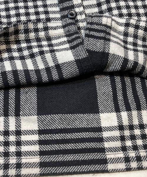 Ron Herman（ロンハーマン）Ron Herman (ロンハーマン) ヘビーオンスチェックフランネルシャツ ブラック サイズ:Mの古着・服飾アイテム