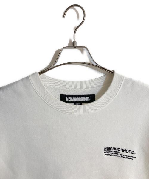 NEIGHBORHOOD（ネイバーフッド）NEIGHBORHOOD (ネイバーフッド) PLAIN SWEAT SHIRT ホワイト サイズ:Mの古着・服飾アイテム