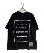 NEIGHBORHOOD×YOHJI YAMAMOTOネイバーフッド×ヨウジヤマモト）の古着「コラボTシャツ」｜ブラック