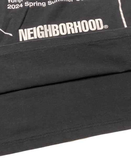 NEIGHBORHOOD（ネイバーフッド）NEIGHBORHOOD (ネイバーフッド) YOHJI YAMAMOTO (ヨウジヤマモト) コラボTシャツ ブラック サイズ:Ｌの古着・服飾アイテム
