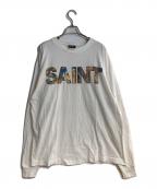 SAINT MICHAELセントマイケル）の古着「LS TEE/NEW BODY RULES」｜ホワイト