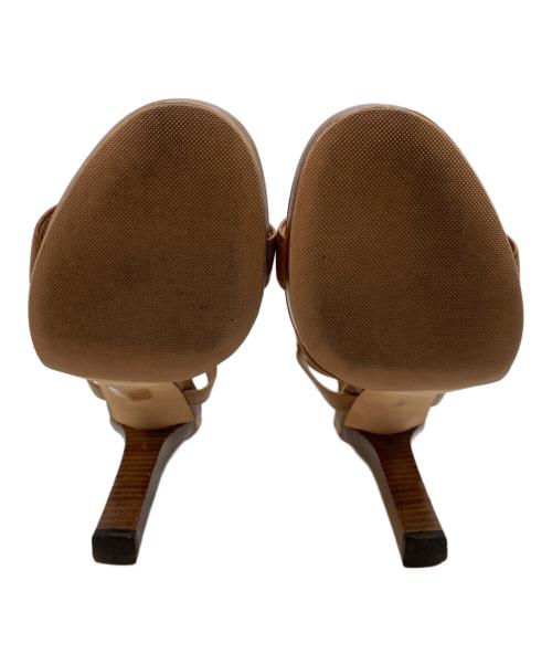 GUCCI（グッチ）GUCCI (グッチ) サンダル ブラウン サイズ:36.5の古着・服飾アイテム