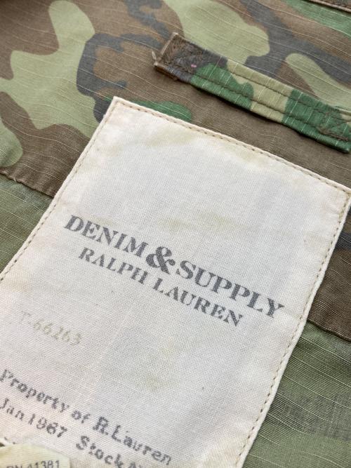 Denim & Supply Ralph Lauren（デニム＆サプライ ラルフローレン）Denim & Supply Ralph Lauren (デニム＆サプライ ラルフローレン) ジャングルファティーグジャケット グリーン サイズ:不明の古着・服飾アイテム