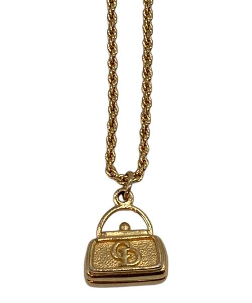 Christian Dior（クリスチャン ディオール）Christian Dior (クリスチャン ディオール) バッグモチーフカバンヴィンテージネックレス ゴールドの古着・服飾アイテム