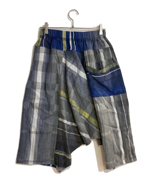 tamaki niime（タマキ ニイメ）tamaki niime (タマキ ニイメ) ダックスコットンサルエルパンツ グレー サイズ:FREEの古着・服飾アイテム