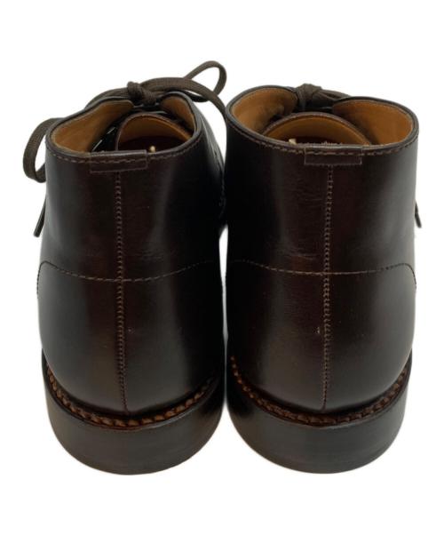 MARGARET HOWELL（マーガレットハウエル）MARGARET HOWELL (マーガレットハウエル) ベビーカーフレザーチャッカーブーツ ブラウン サイズ:4 未使用品の古着・服飾アイテム