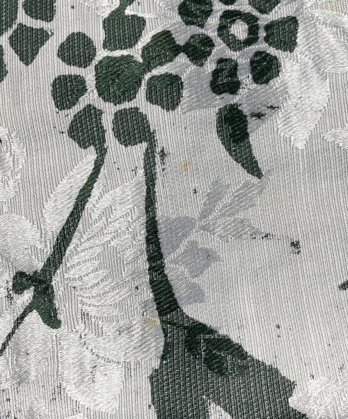 DRIES VAN NOTEN（ドリスヴァンノッテン）DRIES VAN NOTEN (ドリスヴァンノッテン) シルクリネンブレンドラップスカート グリーン サイズ:36の古着・服飾アイテム