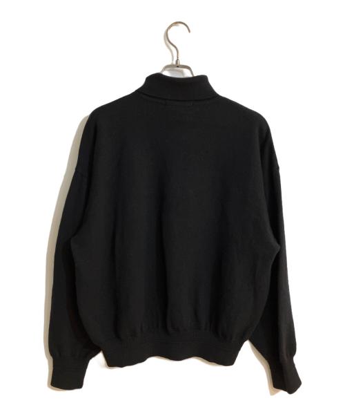 BALENCIAGA（バレンシアガ）BALENCIAGA (バレンシアガ) BB刺繍オールドタートルネックニット ブラック サイズ:Ｌの古着・服飾アイテム