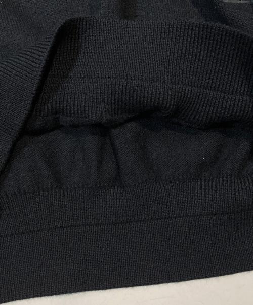 BALENCIAGA（バレンシアガ）BALENCIAGA (バレンシアガ) BB刺繍オールドタートルネックニット ブラック サイズ:Ｌの古着・服飾アイテム