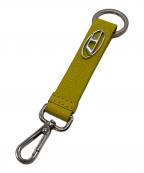 DIESELディーゼル）の古着「Dロゴキーホルダー」｜イエロー