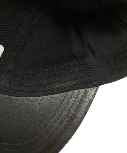 DIESEL（ディーゼル）DIESEL (ディーゼル) レザーベースボールキャップ ブラウンの古着・服飾アイテム