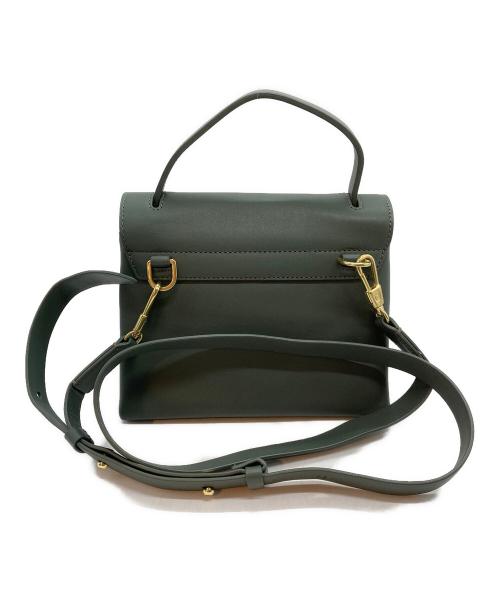 3.1 phillip lim（スリーワンフィリップリム）3.1 phillip lim (スリーワンフィリップリム) Alix Mini Top Handle Satchel グリーンの古着・服飾アイテム