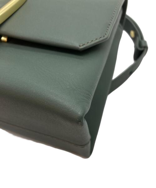 3.1 phillip lim（スリーワンフィリップリム）3.1 phillip lim (スリーワンフィリップリム) Alix Mini Top Handle Satchel グリーンの古着・服飾アイテム
