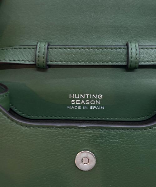 HUNTING SEASON（ハンティングシーズン）HUNTING SEASON (ハンティングシーズン) SMALL TOP HANDLEショルダーバッグ グリーンの古着・服飾アイテム