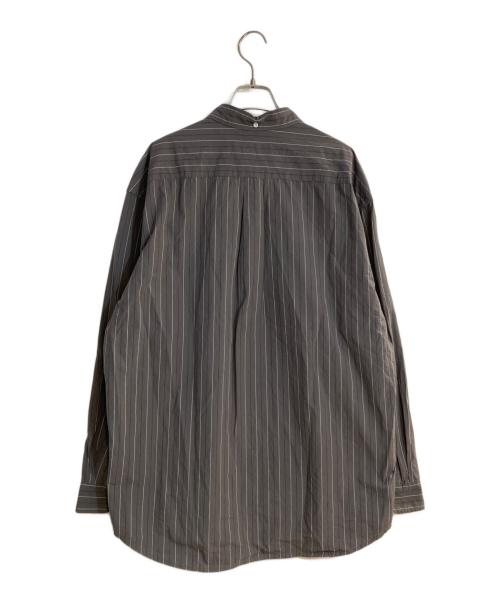 SUPREME（シュプリーム）Supreme (シュプリーム) Loose Fit Stripe Shirt/ ルーズフィットストライプシャツ グレー サイズ:XLの古着・服飾アイテム