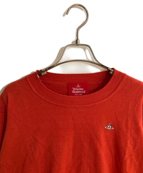 Vivienne Westwood RED LABEL（ヴィヴィアンウエストウッドレッドレーベル）Vivienne Westwood RED LABEL (ヴィヴィアンウエストウッドレッドレーベル) オーブ刺繍ニット ネイビー サイズ:00の古着・服飾アイテム