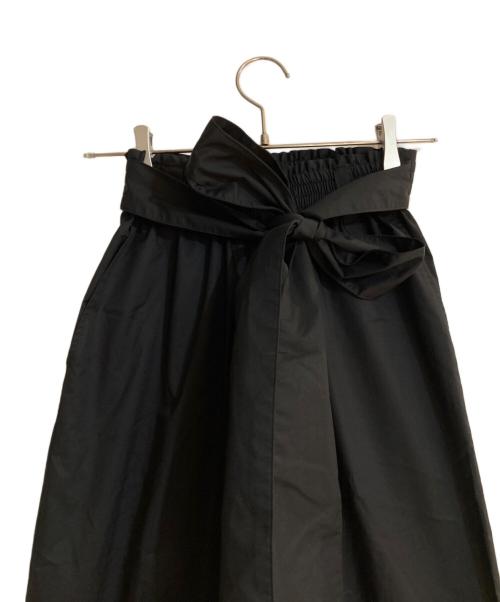 HYKE（ハイク）HYKE (ハイク) ストレートベルテッドパンツ ブラック サイズ:1の古着・服飾アイテム