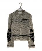 TODAYFULトゥデイフル）の古着「Embroidery Mesh Shirts エンブロイダリーメッシュシャツ」｜ホワイト