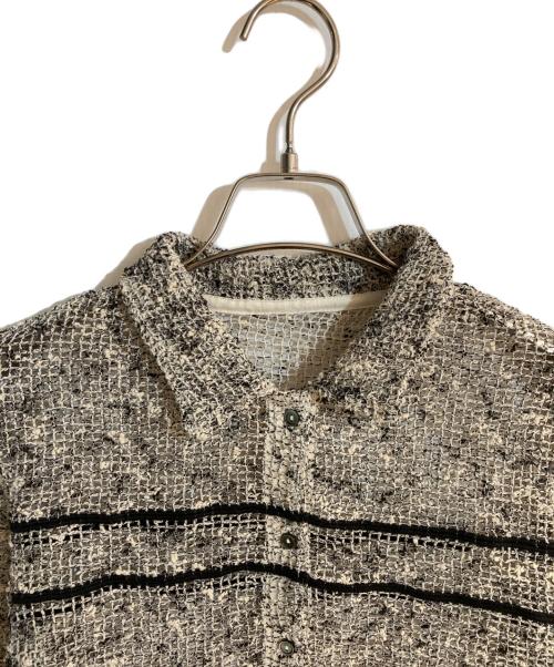 TODAYFUL（トゥデイフル）TODAYFUL (トゥデイフル) Embroidery Mesh Shirts エンブロイダリーメッシュシャツ ホワイト サイズ:FREEの古着・服飾アイテム