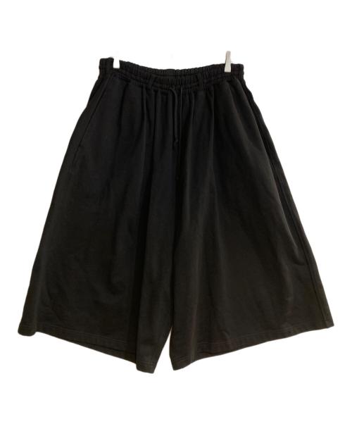 s'yte（サイト）s'yte (サイト) コットンフリース キュロットパンツ ブラック サイズ:3の古着・服飾アイテム