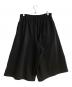 s'yte (サイト) コットンフリース キュロットパンツ ブラック サイズ:3：10000円