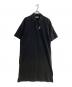 Yohji Yamamoto pour homme（ヨウジヤマモト プールオム）の古着「ロングスリーブポロシャツワンピース」｜ブラック