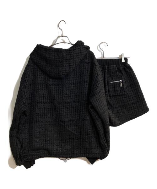 darich（ダーリッチ）Darich (ダーリッチ) ツイードカーゴセットアップ ブラック サイズ:FREEの古着・服飾アイテム
