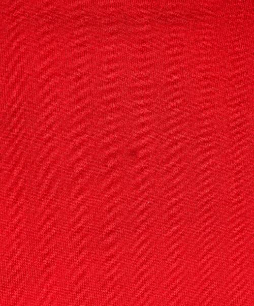 OWNNESS（オゥネス）OWNNESS (オゥネス) 25FW SNOW WASH スムース ニット ポロシャツ レッド サイズ:Ｌの古着・服飾アイテム