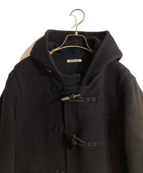 AURALEE（オーラリー）AURALEE (オーラリー) HEAVY MELTON DUFFLE COAT／ヘビー メルトン ダッフルコート ブラック サイズ:5の古着・服飾アイテム