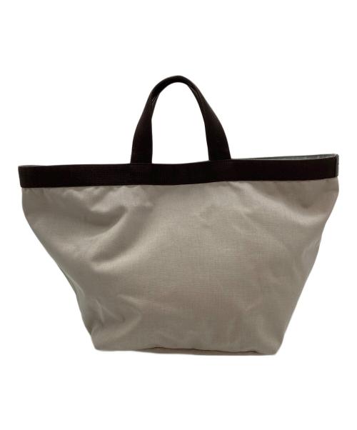 Herve Chapelier（エルベシャプリエ）Herve Chapelier (エルベシャプリエ) 舟形ハンドバッグ アイボリーの古着・服飾アイテム