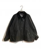 Barbourバブアー）の古着「TRANSPORT WAX JACKET/トランスポート ワックス ジャケット」｜ブラック