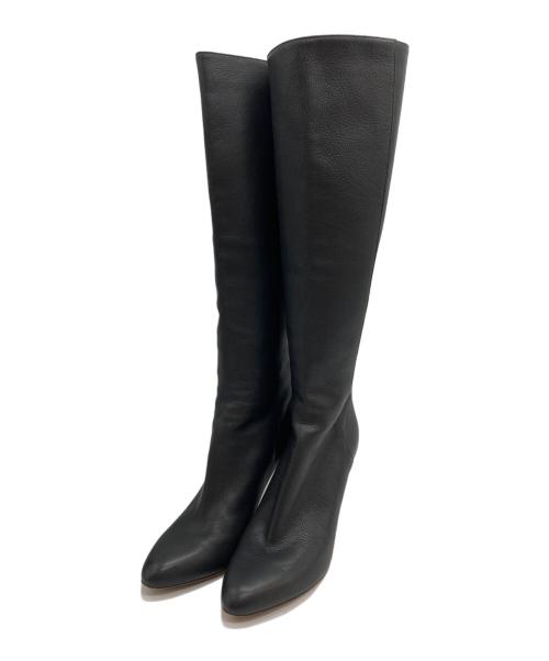 JIMMY CHOO（ジミーチュウ）JIMMY CHOO (ジミーチュウ) ロングブーツ ブラック サイズ:36 1/2の古着・服飾アイテム