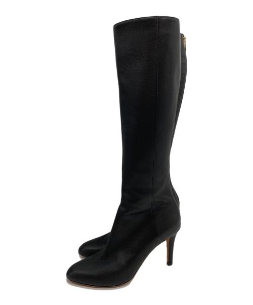 JIMMY CHOO（ジミーチュウ）JIMMY CHOO (ジミーチュウ) ロングブーツ ブラック サイズ:36 1/2の古着・服飾アイテム