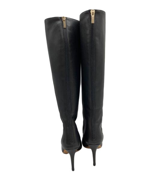 JIMMY CHOO（ジミーチュウ）JIMMY CHOO (ジミーチュウ) ロングブーツ ブラック サイズ:36 1/2の古着・服飾アイテム