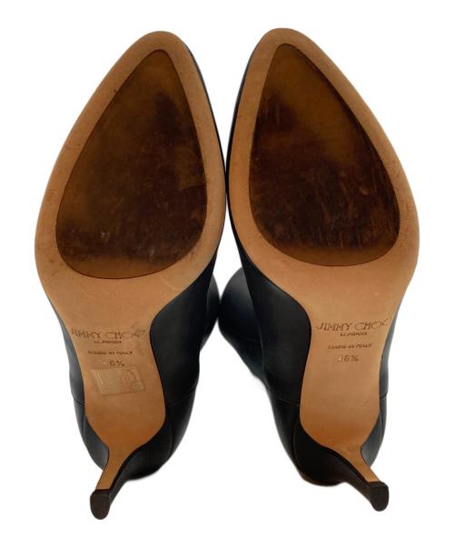 JIMMY CHOO（ジミーチュウ）JIMMY CHOO (ジミーチュウ) ロングブーツ ブラック サイズ:36 1/2の古着・服飾アイテム