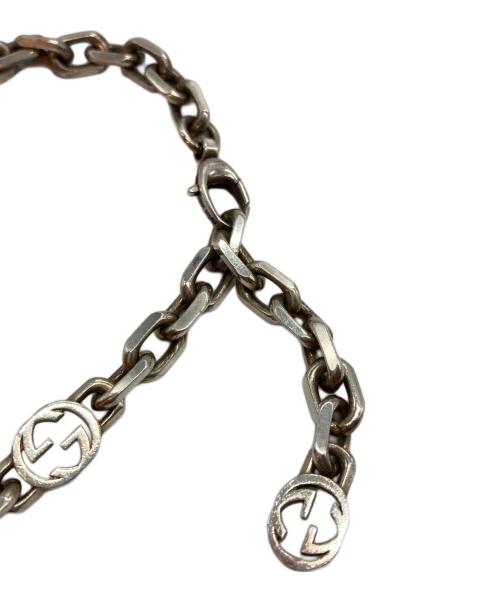 GUCCI（グッチ）GUCCI (グッチ) インターロッキングGネックレス シルバーの古着・服飾アイテム